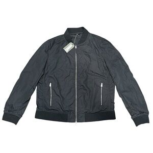 NWT All Saints Bassett Bomber Jacket in Black Men’s Sz Sz XXL